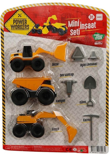 Power Workers Mini Inşaat Seti