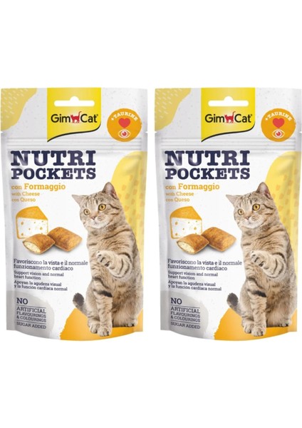 Nutripockets Kedi Ödülü Peynir Taurin 60 gr x 2
