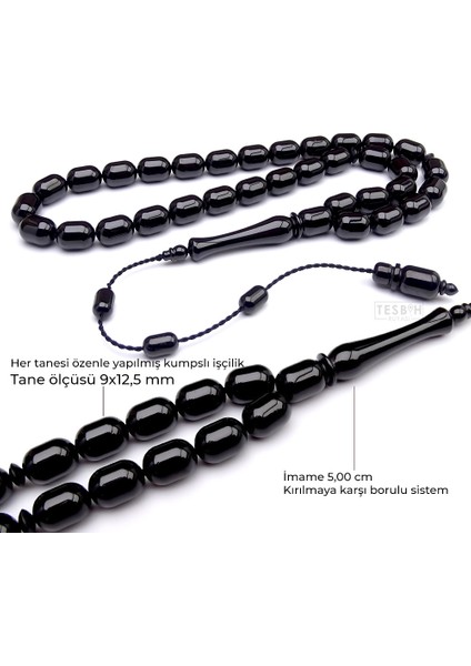 Sistemli Eskitme Model Erzurum Oltu Taşı Tesbih