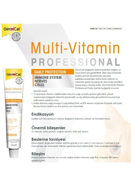 Multivitamin Kedi Macunu 20 gr (2 Adet) fiyatları