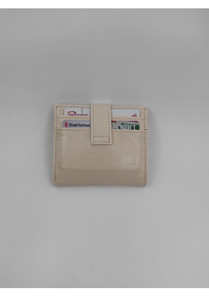 Kırışık Rugan Çıtçıtlı Kağıt Para Bölmeli Bol Kartlıklı Şık Cüzdan Kartlık