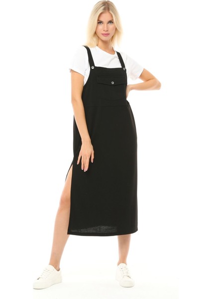 Kadın Pareo Plaj Elbisesi Siyah