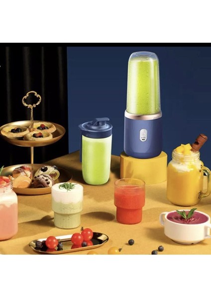 Taşınabilir Şarjlı Smoothie Blender Seti