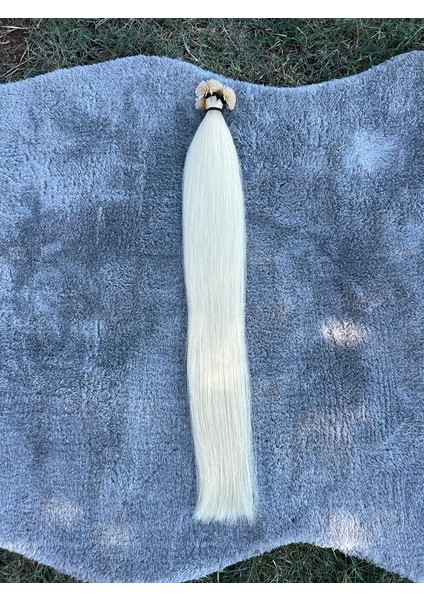 70 cm 200 Adet (0.6gr) 60A %100 Doğal Gerçek Insan Saçı Mikro Kaynak Orjinal Saç
