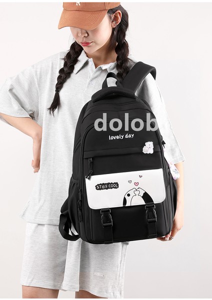 Ortaokul Lise Öğrencileri Için Okul Beşinci Altıncı Sınıftaki Kadın Sevimli Büyük Kapasiteli Hafif Sırt Çantası (Yurt Dışından) indirimleri