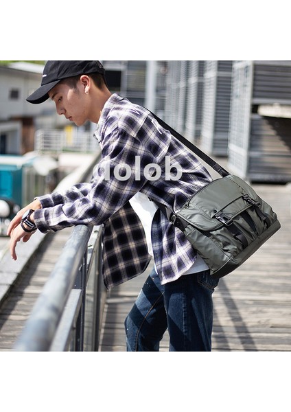 Oxford Kumaş Erkek Sırt Yatay Stil Retro Askılı Erkek Omuz Crossbody Kanvas Naylon Kumaş Erkek Çanta (Yurt Dışından) modelleri