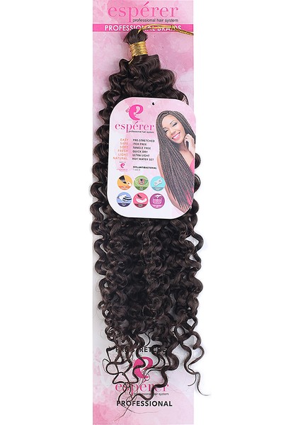 Afro Dalgası Saç - Kahverengi fiyatları