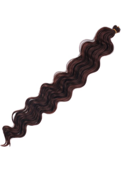 Su Dalgası Saç - Koyu Kahve