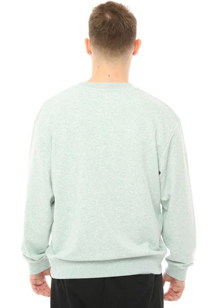 Erkek Oversize Sweat Etiket Detaylı Su Yeşili modelleri