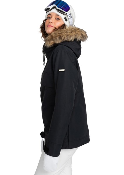 Kadın Snowboard Ceketi Shelter JK Siyah modelleri