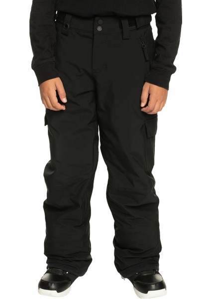 Erkek Çocuk Snowboard Pantolonu Porter Youth Pt Siyah