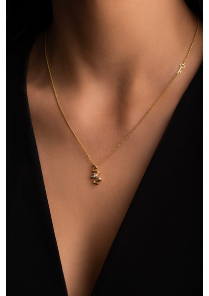 Başarı Basamağı 18 Ayar Sarı Altın Kaplama 48 cm Gümüş Kolye fiyatları