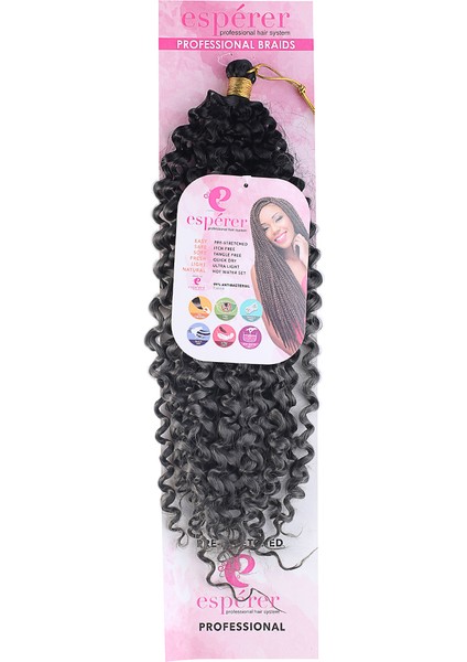 Afro Dalgası Saç - Siyah Koyu Gri Ombreli fiyatları