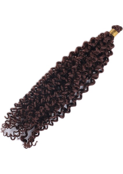 Afro Dalgası Saç - Koyu Kahve