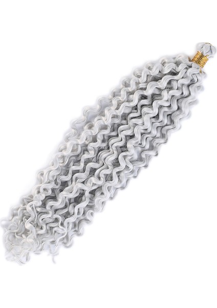 Afro Dalgası Saç - Açık Gri