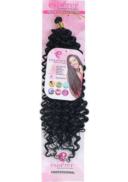 Afro Dalgası Saç - Siyah fiyatları