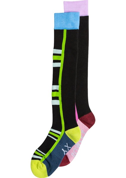 Rowley Sock Kadın Siyah Kayak Çorabı
