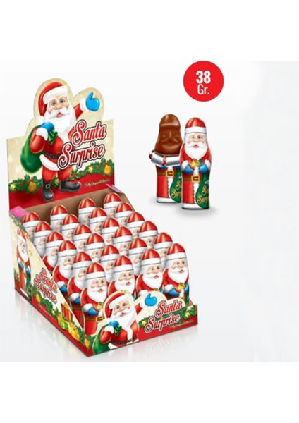 Noel Baba Figür 38 *24 Adet Çikolata