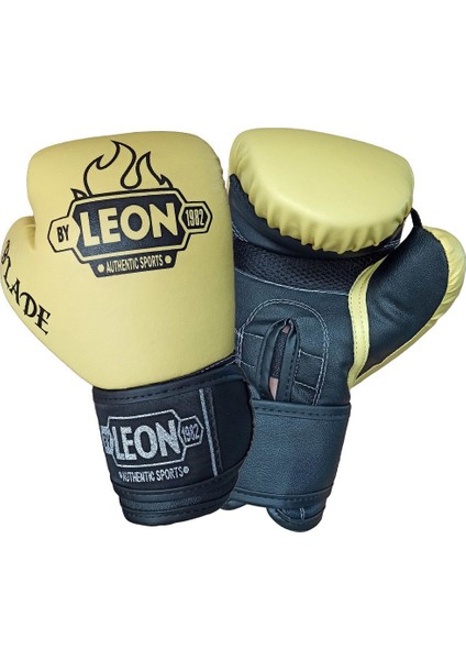 By Leon 1982 Leon Blade Training Boks, Kick Boks ve Muay Thai Eldiveni Sarı