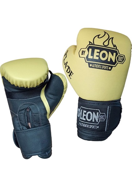 By Leon 1982 Leon Blade Training Boks, Kick Boks ve Muay Thai Eldiveni Sarı