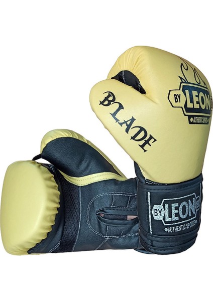 By Leon 1982 Leon Blade Training Boks, Kick Boks ve Muay Thai Eldiveni Sarı