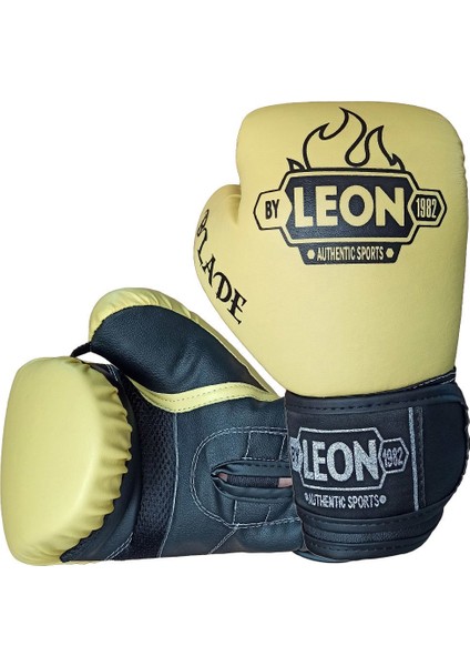 By Leon 1982 Leon Blade Training Boks, Kick Boks ve Muay Thai Eldiveni Sarı