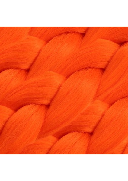 Afrika Örgüsü ve Rasta Için Sentetik Saç - Turuncu fiyatları