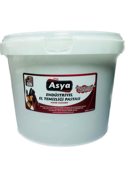 4'lü Asya Endüstriyel El Temizleme Pastası (4000 gr x 4 adet)