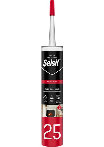Ateş Mastiği 300 ml - 1500 ° Isıya Dayanıklı