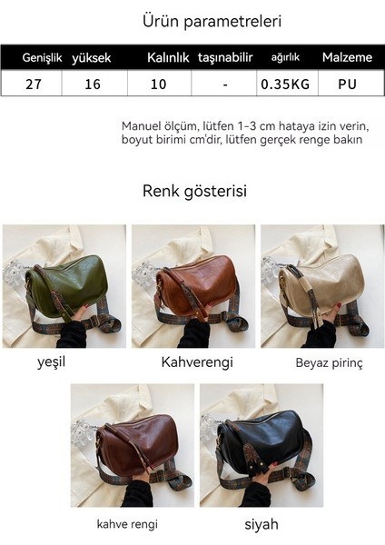 Fashion Boutique Geniş Bantlı Çanta (Yurt Dışından)