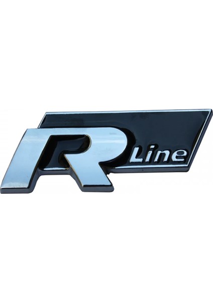 R-Line Demir Krom Arma Logo Sticker