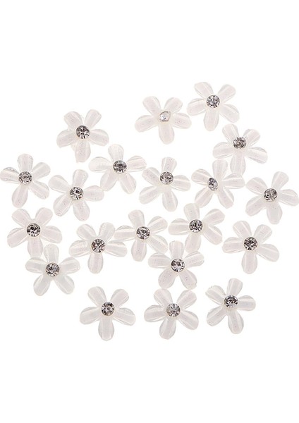 20X Çiçek Reçine Düğme Bezemeler (Yurt Dışından) fiyatları