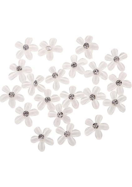 20X Çiçek Reçine Düğme Bezemeler (Yurt Dışından) indirimleri