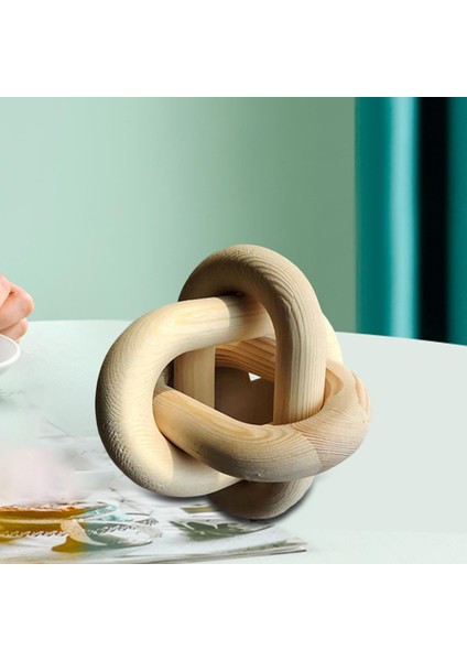 Zincir Bağlantı Dekoru 3 Bağlantılı, Düğüm Dekoru, I Dekoratif Zincir Ahşap (Yurt Dışından) fırsatları