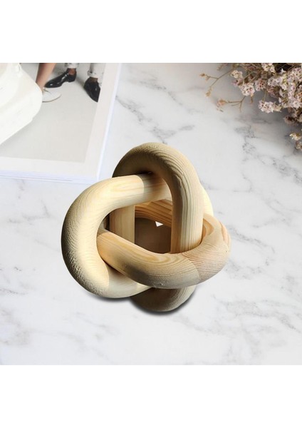 Zincir Bağlantı Dekoru 3 Bağlantılı, Düğüm Dekoru, I Dekoratif Zincir Ahşap (Yurt Dışından) indirimleri