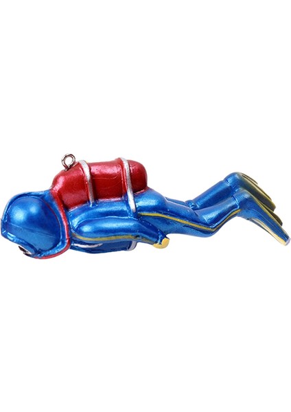 Reçine Heykeli Playset Düzeni Scuba Dalgıç Oyuncak Minyatür Scuba Dalgıç Figürleri Mavi (Yurt Dışından) fiyatları
