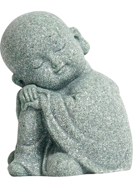 Keşiş Heykelcik Buda Heykeli Meditasyon Için Dekoratif El Sanatları Meditasyon (Yurt Dışından) indirimleri