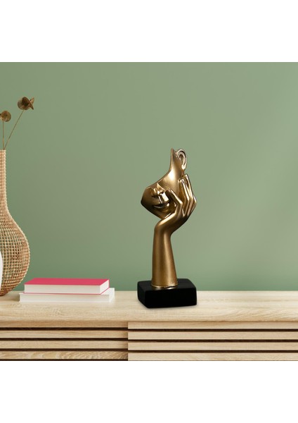 Düşünür Heykeli Yarım Yüz Heykel Kitaplık Aureate I Soyut Heykelcik (Yurt Dışından) fırsatları