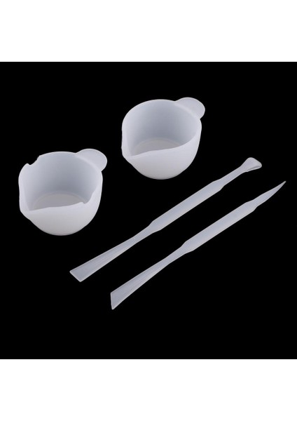 4x Şeffaf Karıştırma I Epoksi Reçine Casintg Kalıı El I Kar Zanaat (Yurt Dışından)