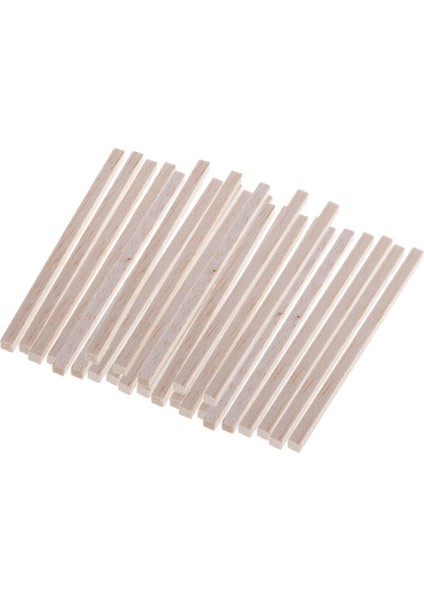 25X Balsa Ahşap Bloklar Çubuklar Dıy Woodcraft Modelleme Malzemeleri Için 5X5X110MM Sopalarla (Yurt Dışından) modelleri