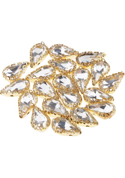 20 Flatback Rhinestones Dikmek El I Kristal Taşlar (Yurt Dışından)