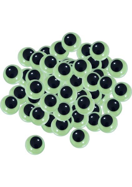 Karanlıkta Parlayan Gözler Yapışkan Yuvarlak Pörtlek Gözler Oynak Gözler Hareketli Gözler Için 8mm 100 Adet (Yurt Dışından) fırsatları