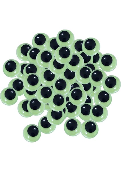 Karanlıkta Parlayan Gözler Yapışkan Yuvarlak Pörtlek Gözler Oynak Gözler Hareketli Gözler Için 8mm 100 Adet (Yurt Dışından) indirimleri