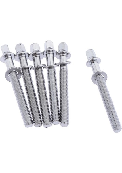 Tom Bass Drum Yapı Aksesuarı Için 6x Yeni Krom 50MM Davul Gergi Çubukları (Yurt Dışından) modelleri