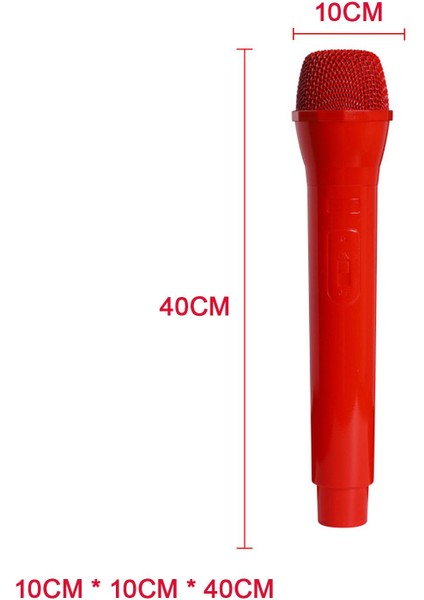 Evde Şarkı Kız Kırmızı Için Mikrofon Pervanesi Sahte Mikrofon Pervanesi (Yurt Dışından) fırsatları