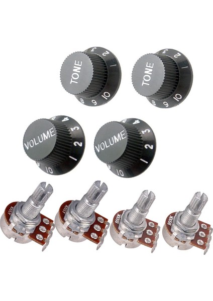 4 . + Potansiyometre Mini Ses + 4 x (Yurt Dışından)