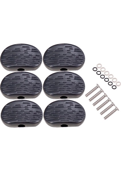 Parçaları Için 6x Mandal Düğmeleri 3 (Yurt Dışından)