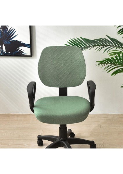 Ev Çalışma Için D Sandalye Koltuk Kılıfı Slipcover Streç Jakarlı Yeşil (Yurt Dışından) fiyatları