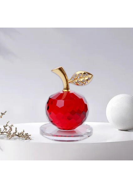 Dekor Için Kristal Süs Heykelcik Orta Parçası 5cm Kırmızı (Yurt Dışından)