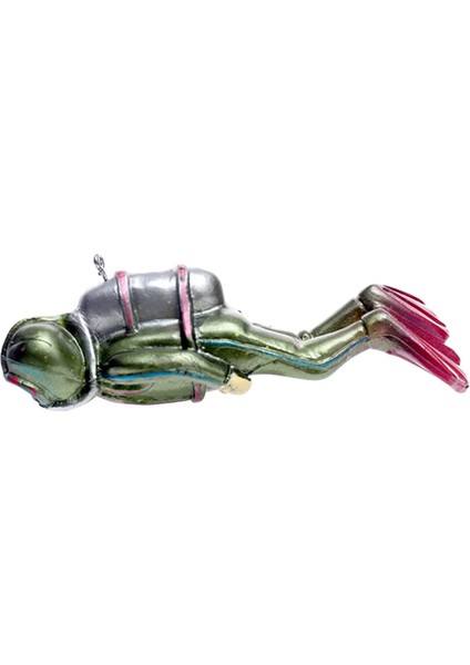 Reçine Heykeli Playset Düzeni Scuba Dalgıç Oyuncak Minyatür Scuba Dalgıç Figürleri Yeşil (Yurt Dışından) fiyatları